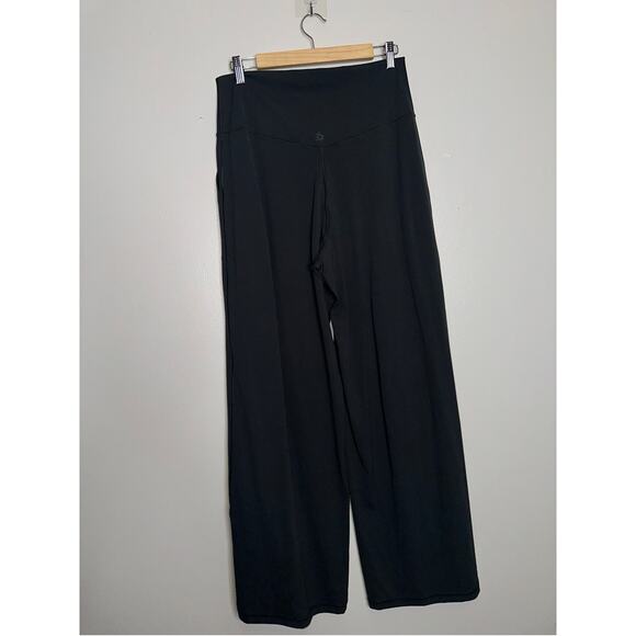 Aerie OFFLINE Real Me XTRA High Waisted Trouser Pants Smoked Gray Wide Leg XL - Picture 6 of 8